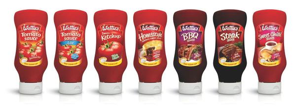 Entire Wattie's Upside Down Sauce range